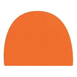 AJM Acrylic Board Toque in fluorescent orange against a white background.