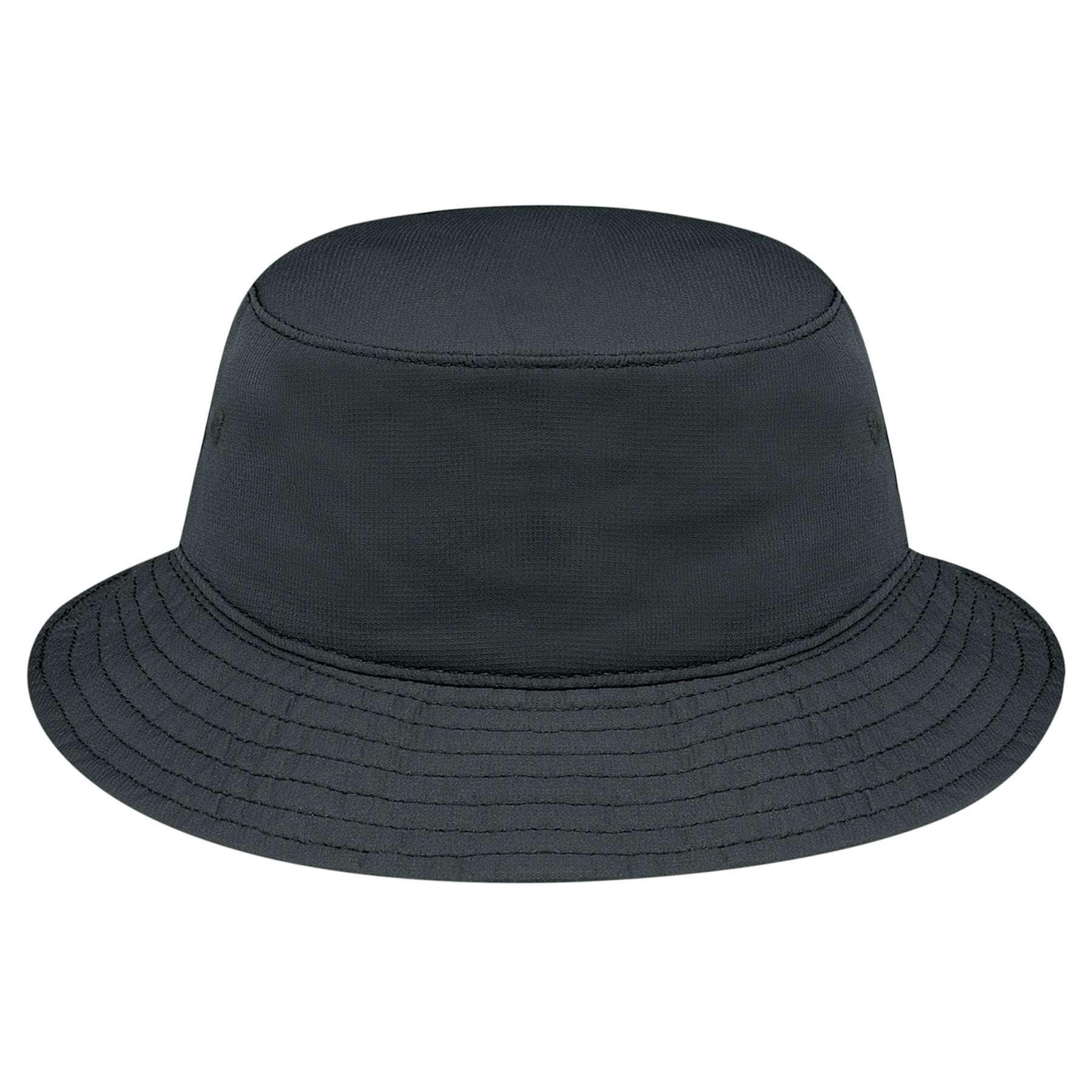 Graphite AJM Polyester Pearl Nylon bucket hat in a fitted style.