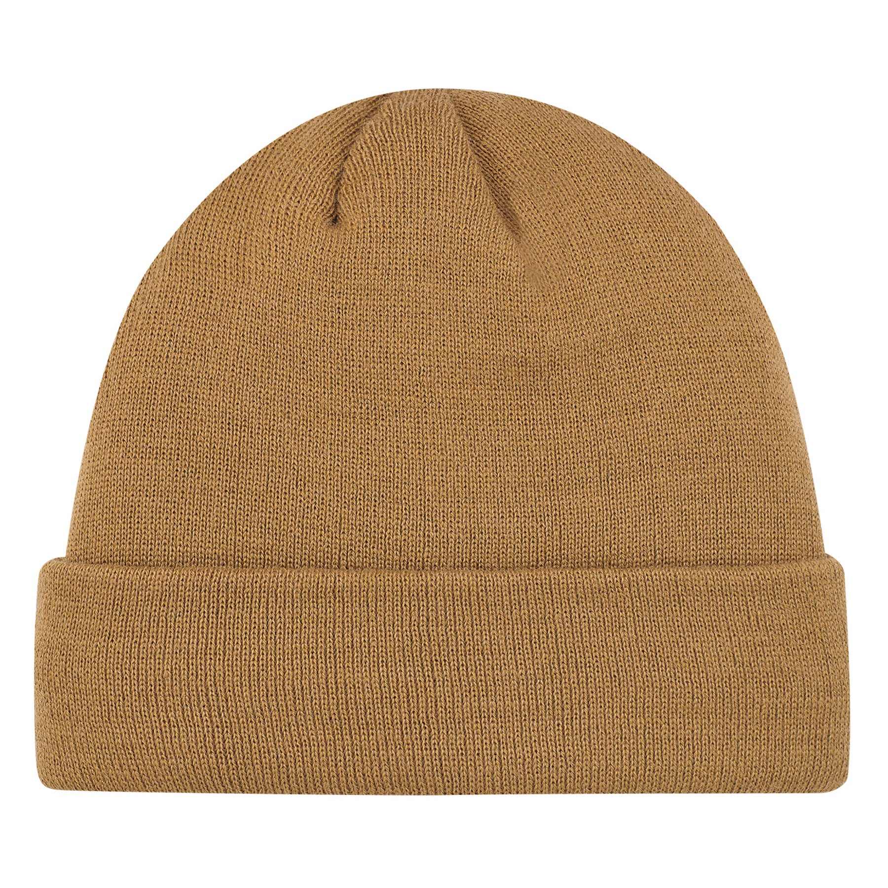AJM Acrylic/Polyester Micro Fleece Cuff Toque in Duck Brown.
