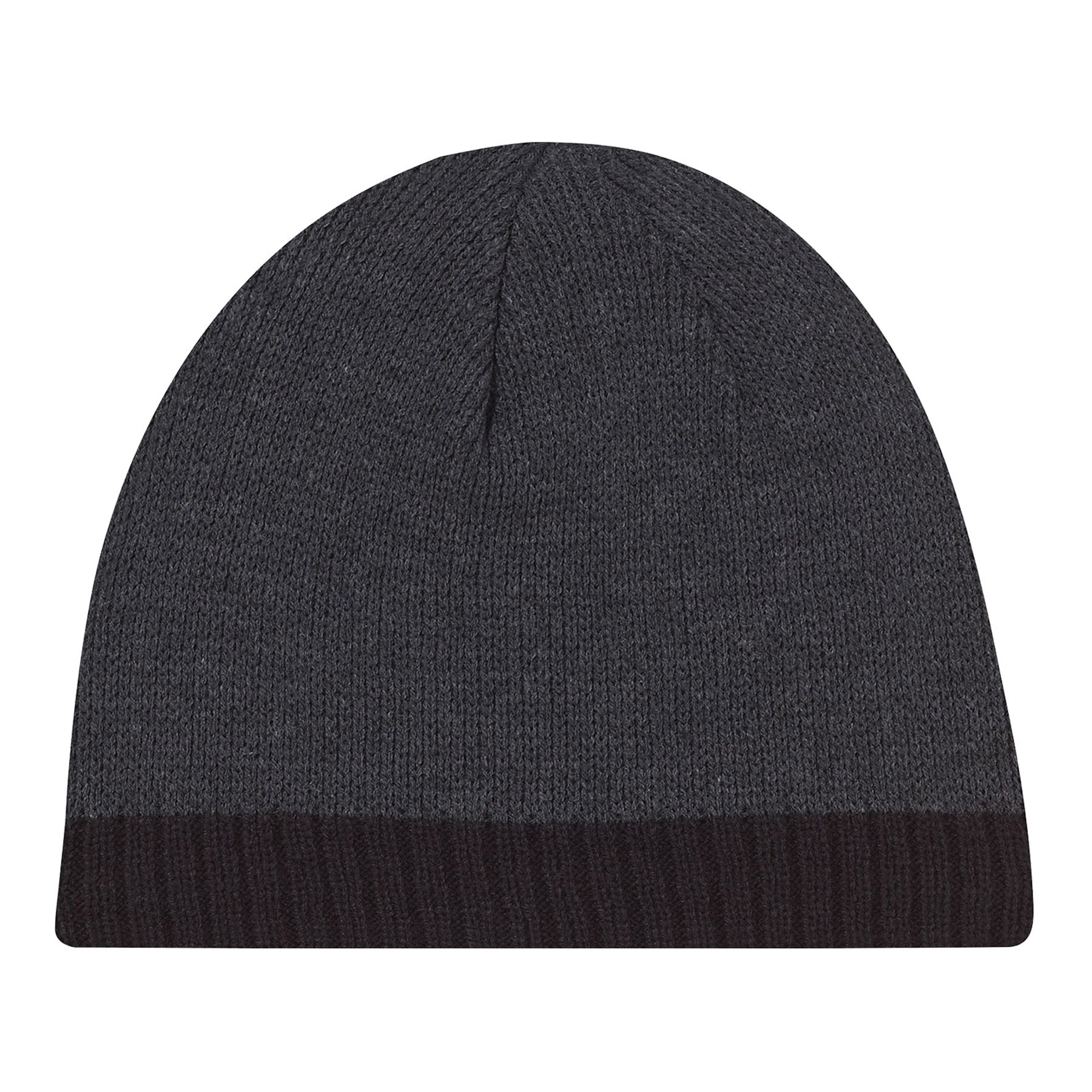 AJM Acrylic/Polyester Micro Fleece Board Toque in charcoal and black.