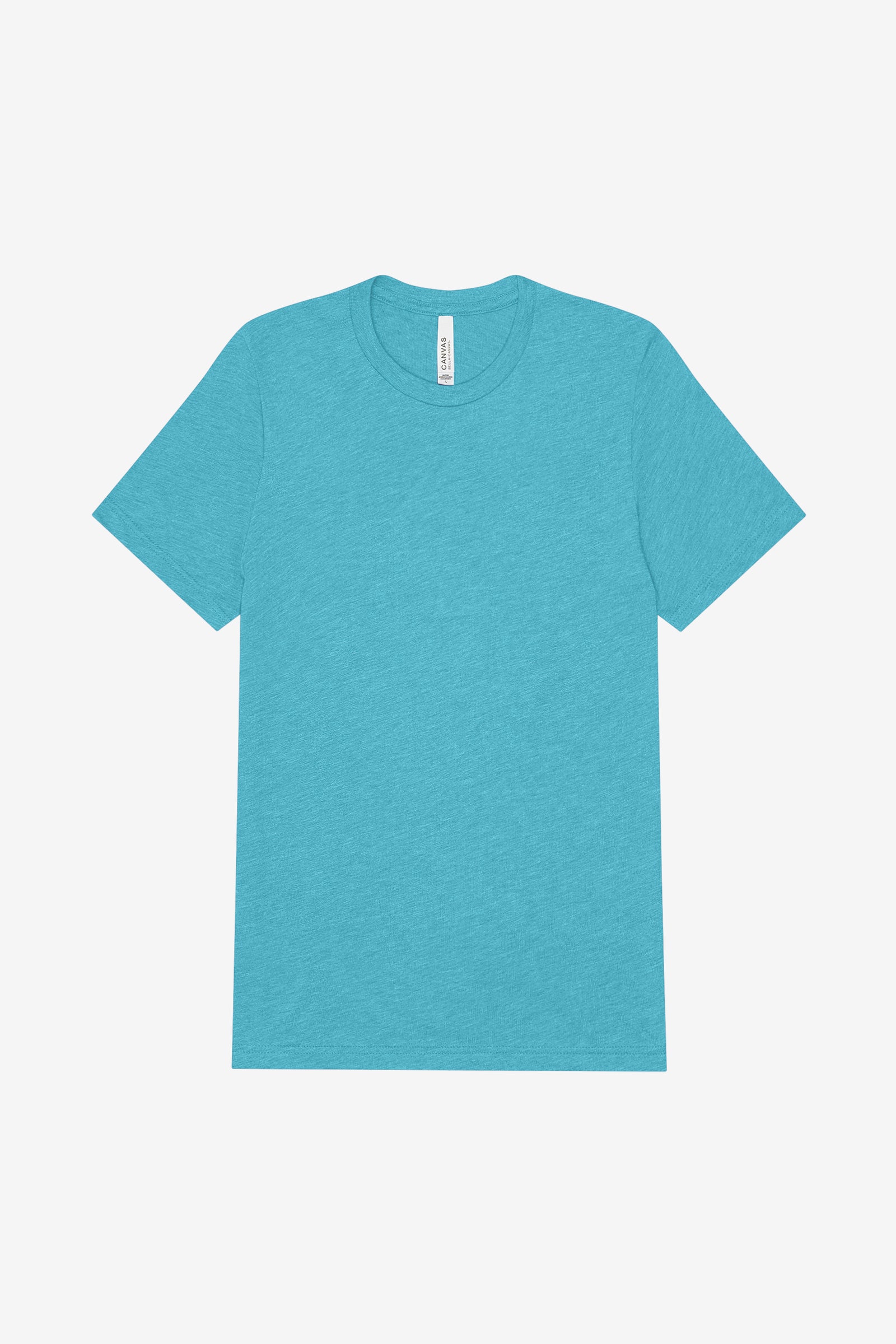 Bella+Canvas Unisex Triblend Short Sleeve T-Shirt in Aqua Triblend.