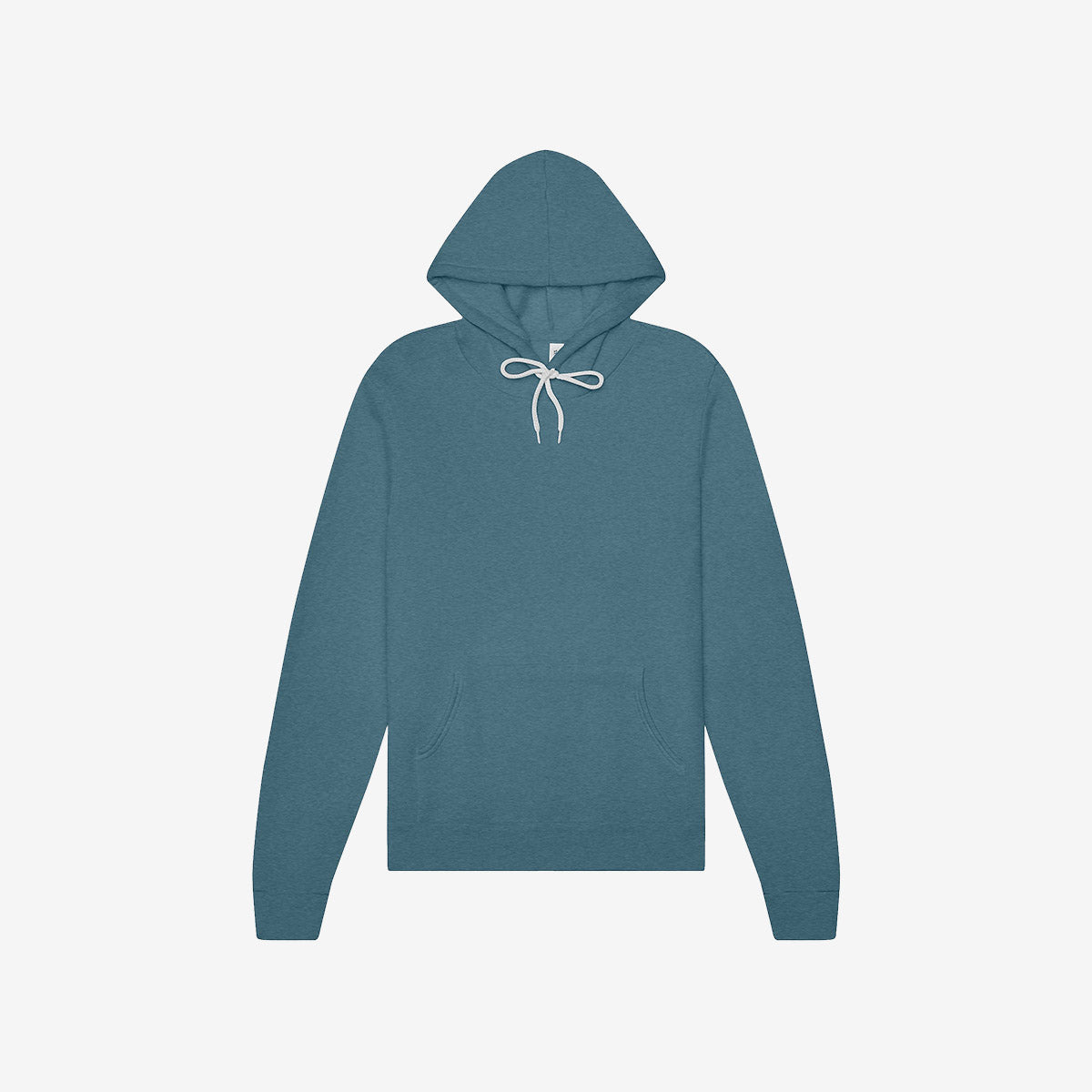 Bella+Canvas Unisex Poly-Cotton Fleece Pullover Hoodie in Heather Deep Teal.