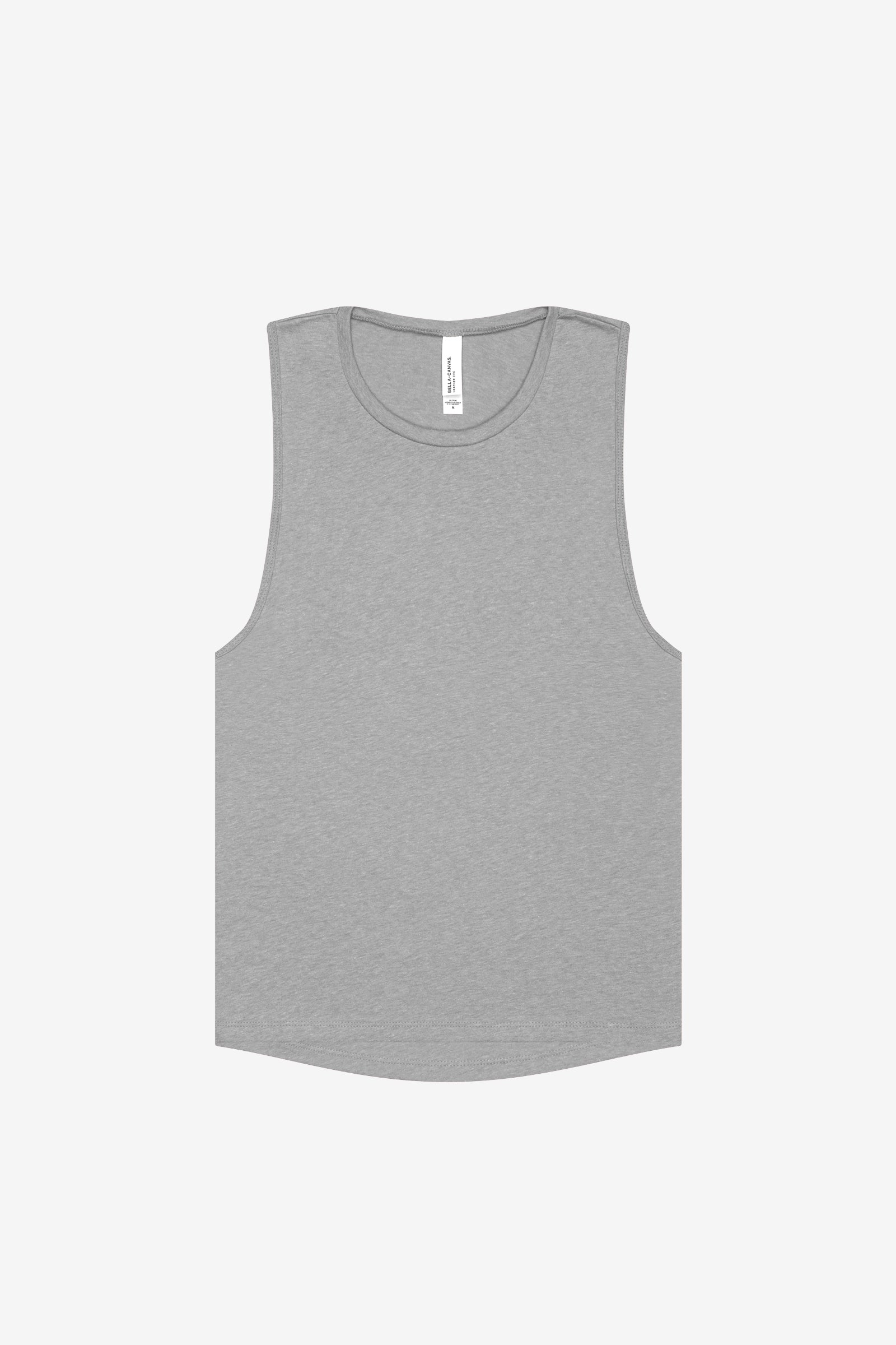 Bella + Canvas Women's Jersey Muscle Tank in Athletic Heather.