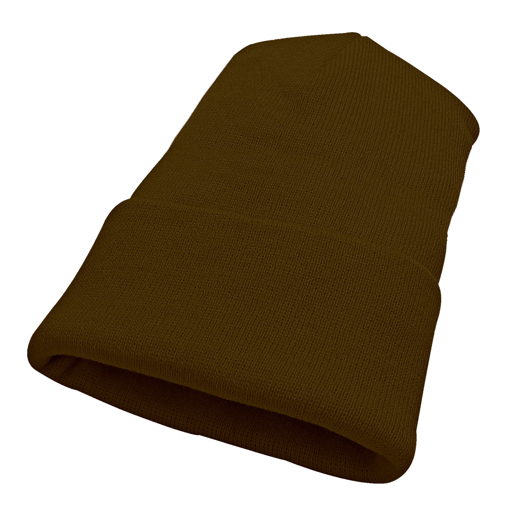 Brown KNP Acrylic Knit Winter Toque.