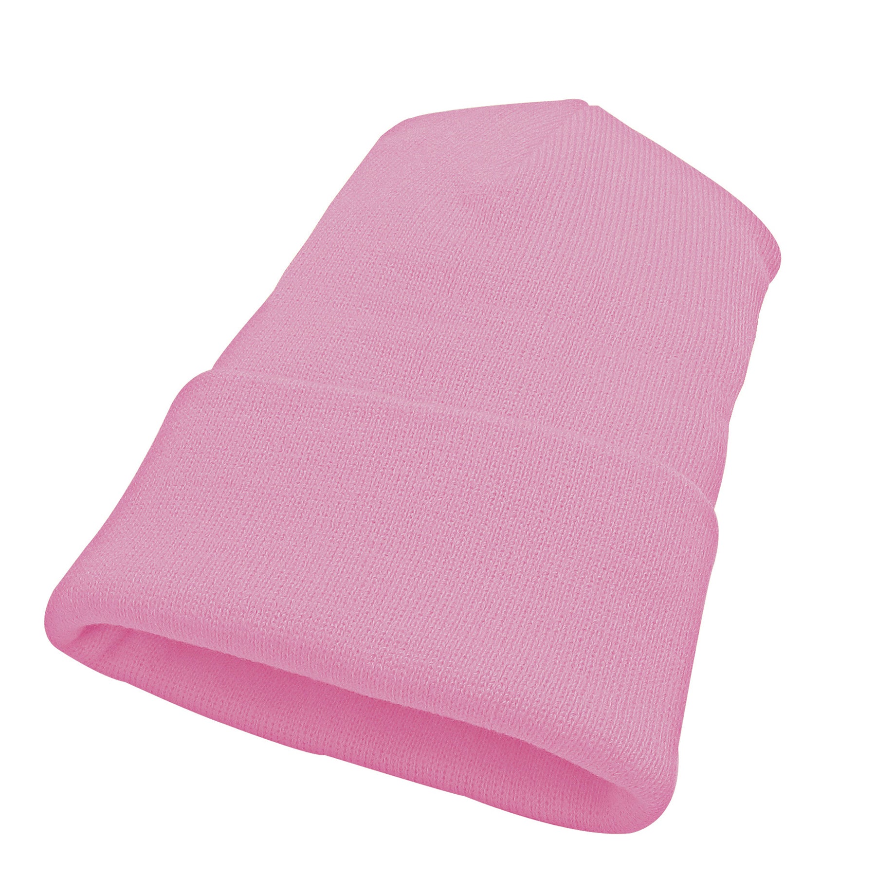 KNP Acrylic Knit Winter Toque in bright pink.
