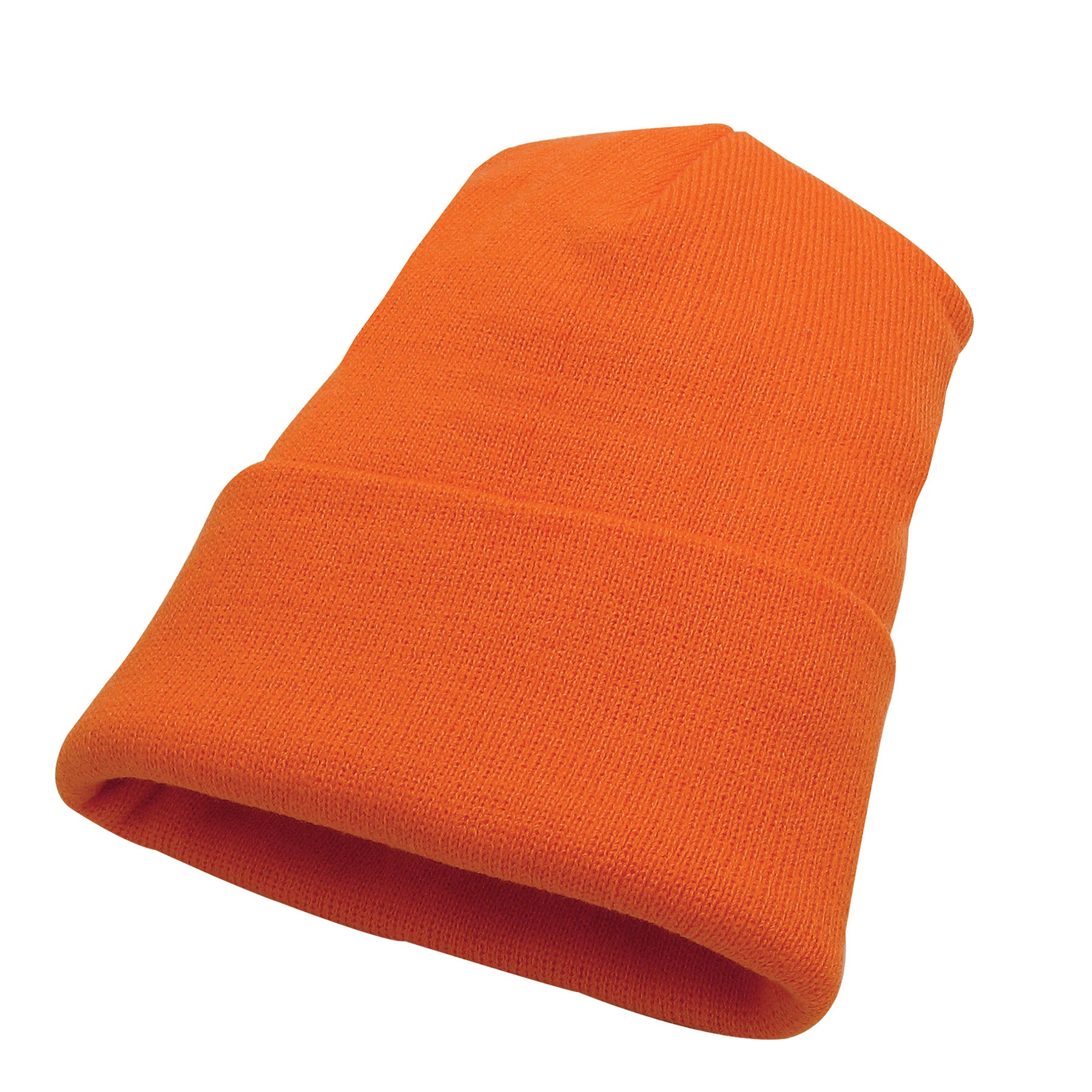 KNP Acrylic Knit Winter Toque in safety orange.