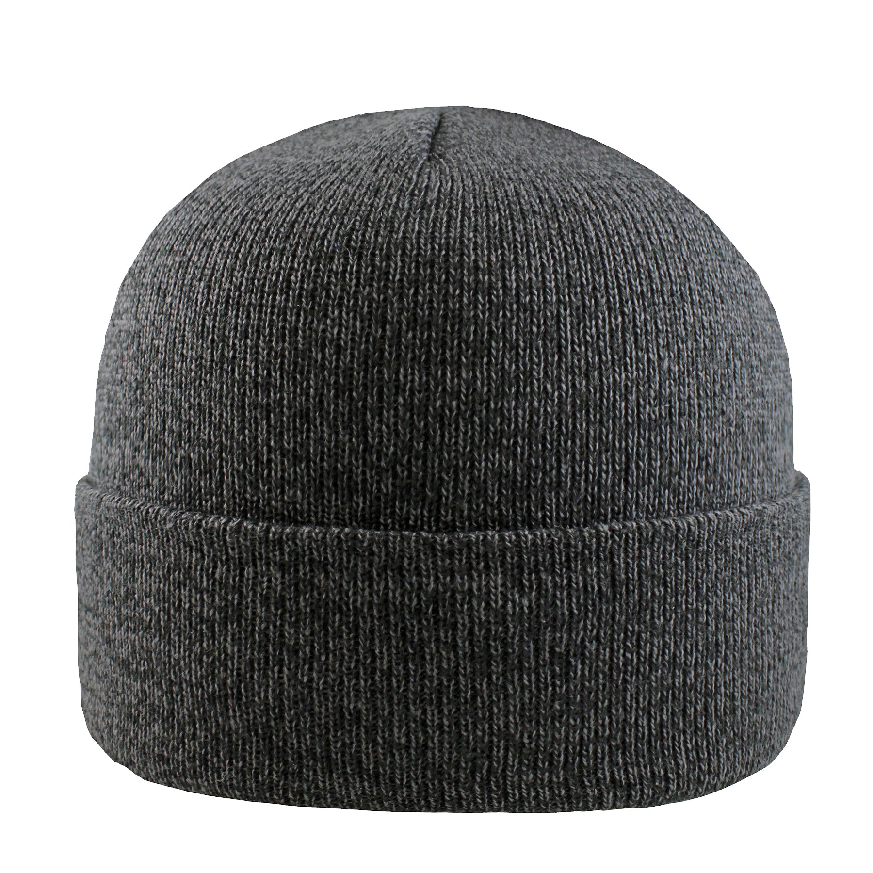 KNP Charcoal knit toque with thermal fleece lining and cuff.