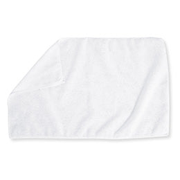 Premium Uniforms white microfiber rally towel neatly folded.