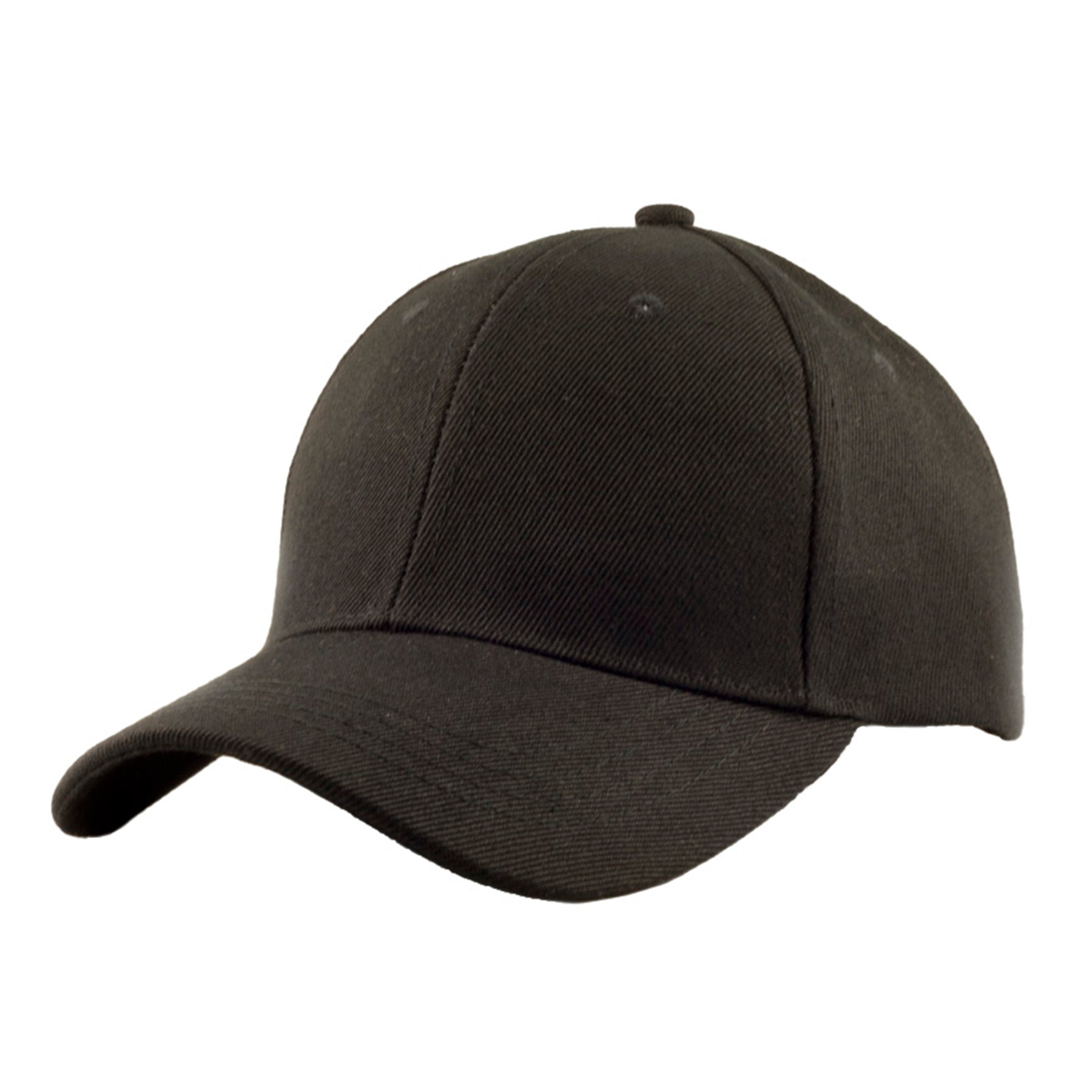 KNP Wool Serge Value Cap in black featuring a classic structured design.