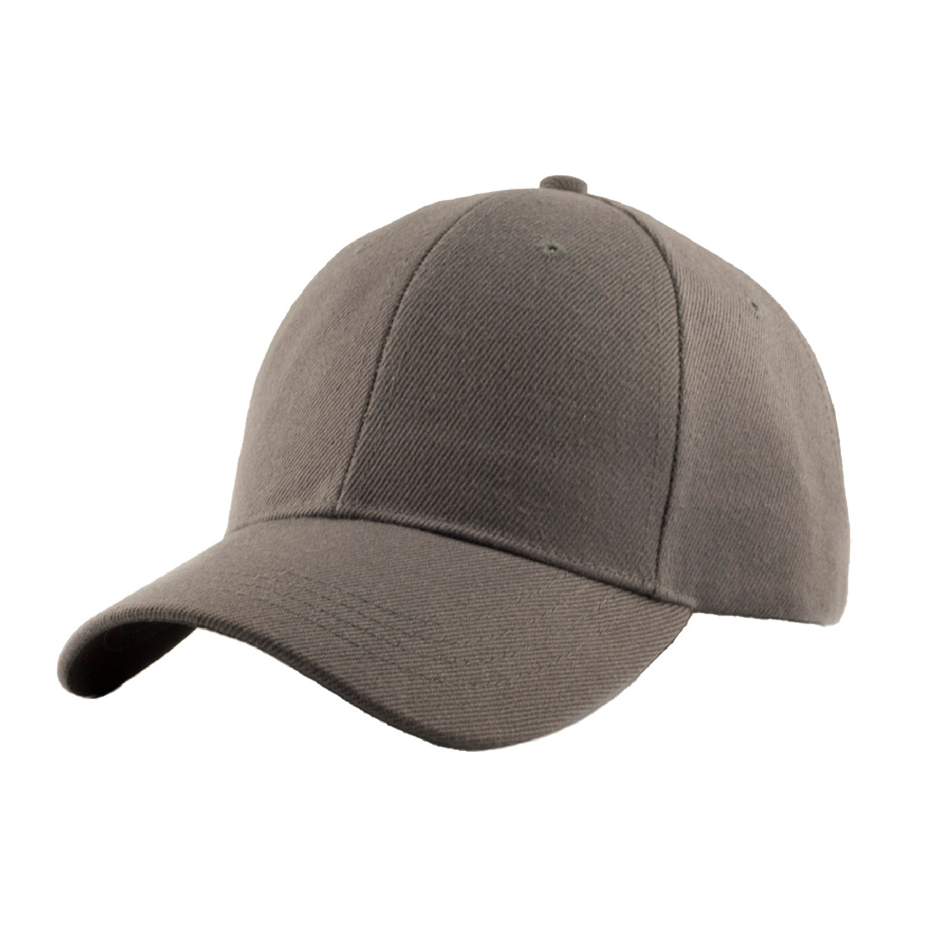 KNP Wool Serge Value Cap in charcoal, a plain structured baseball cap.