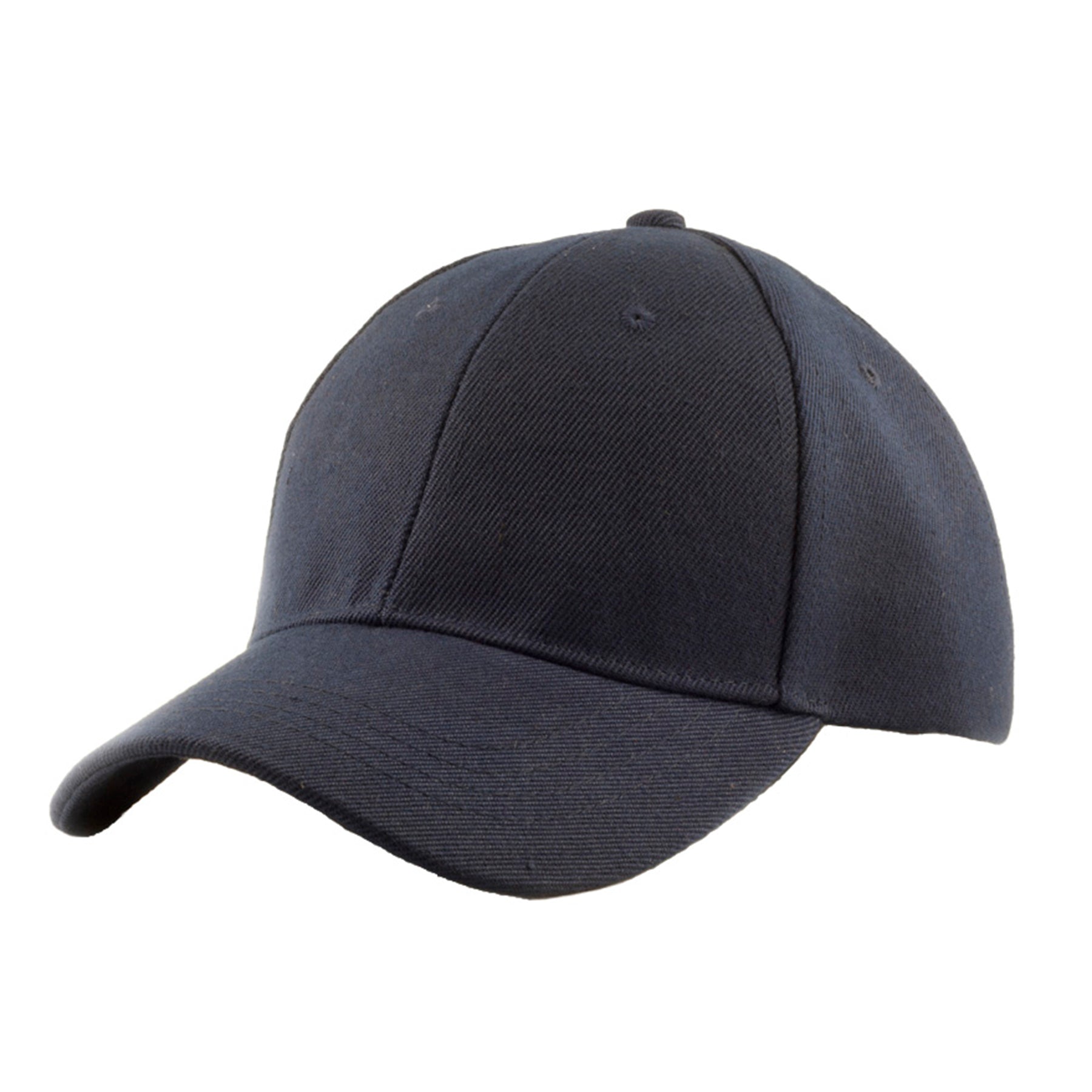 KNP Wool Serge Value Cap in navy featuring a classic six-panel design and curved brim.