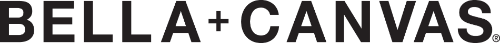 Black BELLA+CANVAS brand logo.